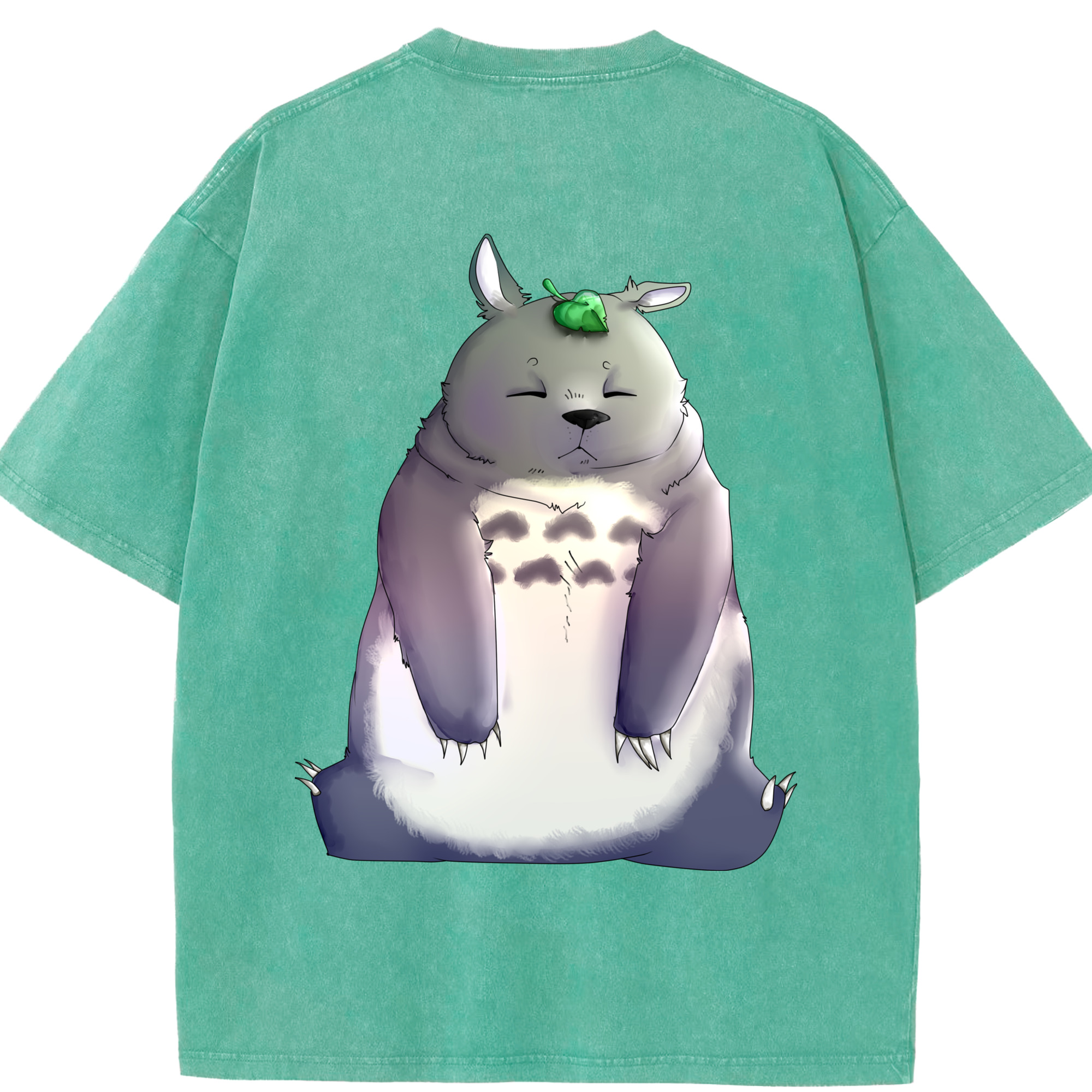 （画像用） となりのトトロ 草壁メイ 草壁サツキ My Neighbor Totoro Satsuki Kusakabe Mei Kusakabe 綿100% ヴィンテージ風 半袖Tシャツ（背面プリント）